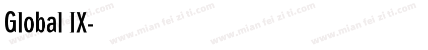 Global IX字体转换